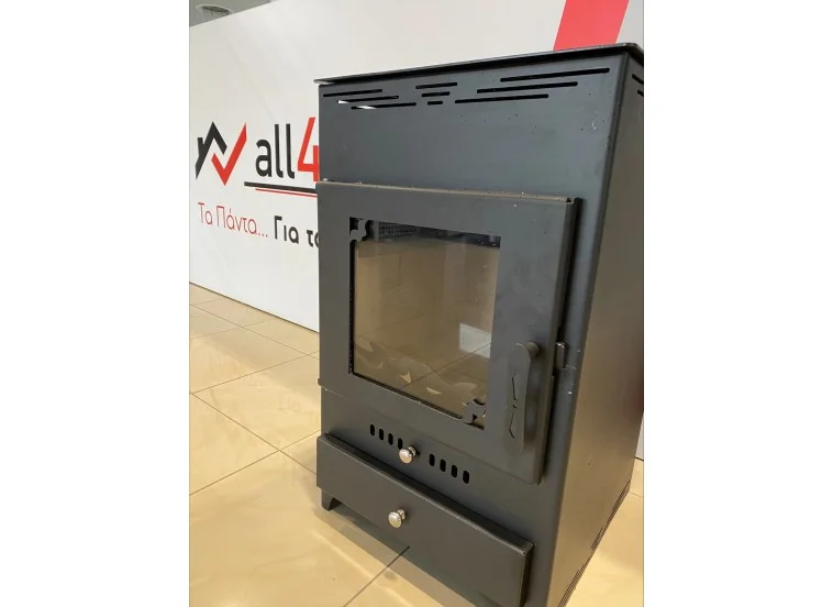 Σόμπα ξύλου χωρίς αέρα 10kw, Vergina, Mytherm Σόμπα ξύλου χωρίς αέρα 10kw, Vergina, Mytherm
