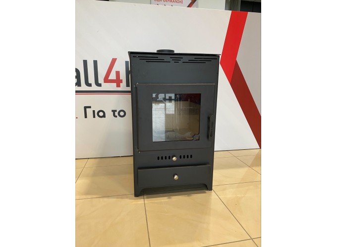 Σόμπα ξύλου χωρίς αέρα 10kw, Vergina, Mytherm Σόμπα ξύλου χωρίς αέρα 10kw, Vergina, Mytherm