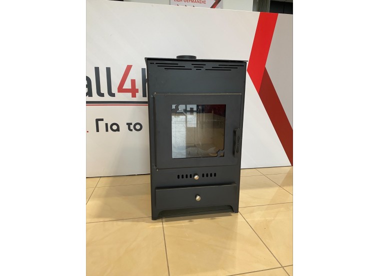 Σόμπα ξύλου χωρίς αέρα 10kw, Vergina, Mytherm Σόμπα ξύλου χωρίς αέρα 10kw, Vergina, Mytherm