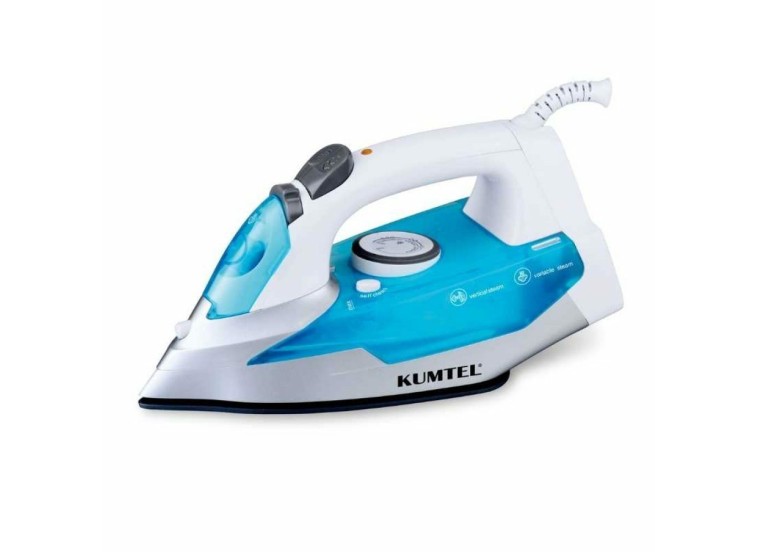 Σίδερο ατμού 2200W με πλάκα teflon HMU-01, Kumtel Σίδερο ατμού 2200W με πλάκα teflon HMU-01, Kumtel