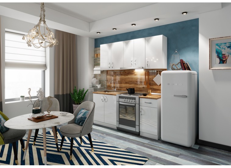 Σύνθεση Κουζίνας μήκος 2.60 μ, Luxury 260, Genomax | All4home Σύνθεση Κουζίνας μήκος 2.60 μ, Luxury 260, Genomax