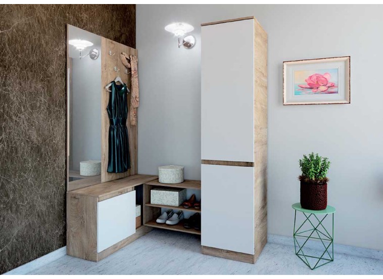Έπιπλο Εισόδου Modul 971, 168/200/52 εκ., Genomax | All4home Έπιπλο Εισόδου Modul 971, 168/200/52 εκ., Genomax