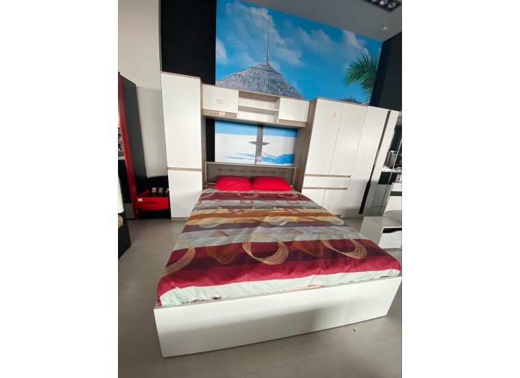 Σετ Κρεβατοκάμαρας 4 τεμαχίων, K-968, 160/200, Genomax | All4home Σετ Κρεβατοκάμαρας 4 τεμαχίων, K-968, 160/200, Genomax