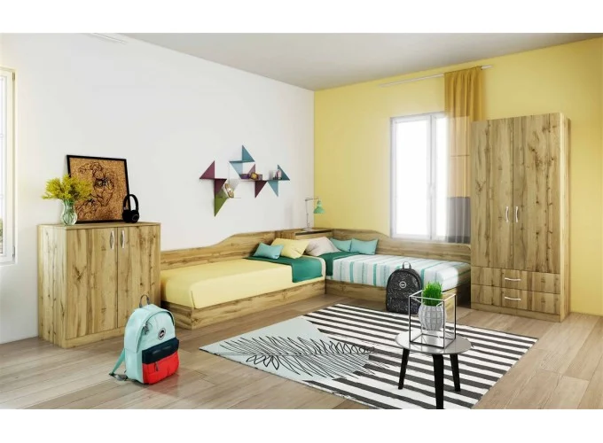 Σετ παιδικού δωματίου 5 τεμαχίων, 1218002, 82/190, Genomax