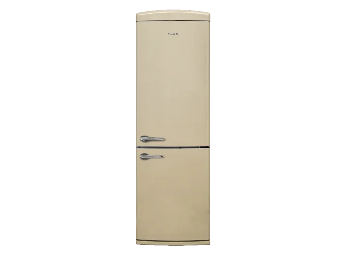 Ψυγειοκαταψύκτης, FXCARE 373020, 1210200224, BEE BEIGE Retro , 331L, No Frost, 186/59,5/65 εκ., Finlux