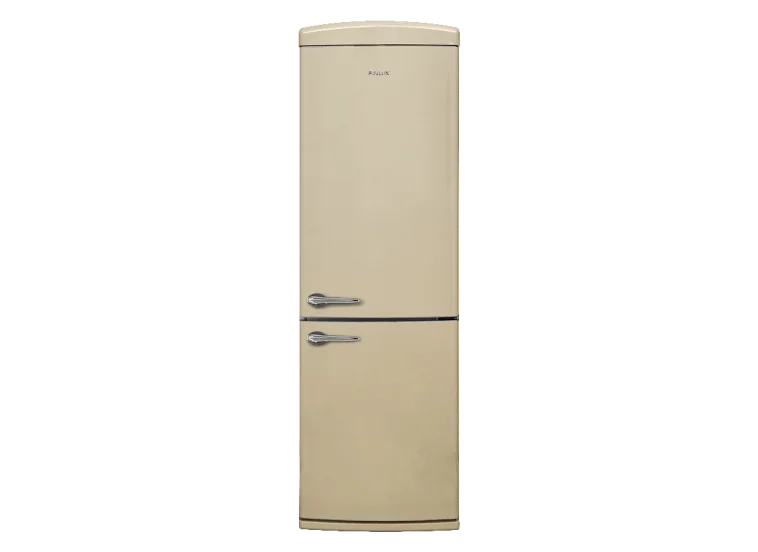 Ψυγειοκαταψύκτης, FXCARE 373020, 1210200224, BEE BEIGE Retro , 331L, No Frost, 186/59,5/65 εκ., Finlux