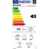 Πλυντήριο ρούχων 7kg, D, ES-HFA7103WD, Sharp Πλυντήριο ρούχων 7kg, D, ES-HFA7103WD, Sharp