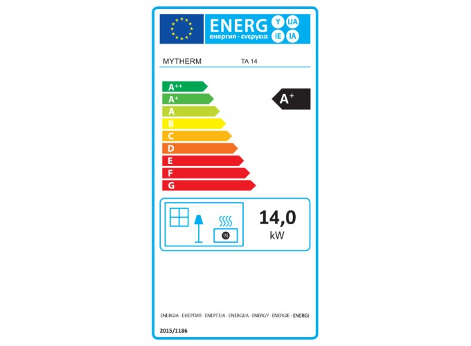 Σόμπα Πέλλετ Αερόθερμη 14 Kw, Angela TA, Μytherm Σόμπα Πέλλετ Αερόθερμη 14 Kw, Angela TA, Μytherm