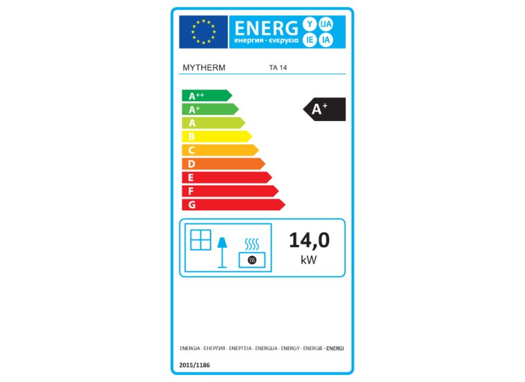 Σόμπα Πέλλετ Αερόθερμη 14 Kw, Angela TA, Μytherm Σόμπα Πέλλετ Αερόθερμη 14 Kw, Angela TA, Μytherm