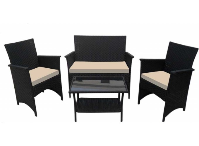 Σετ σαλονιού 4 τμχ., 1008, Genomax	 Σετ σαλονιού 4 τμχ., 1008, Genomax