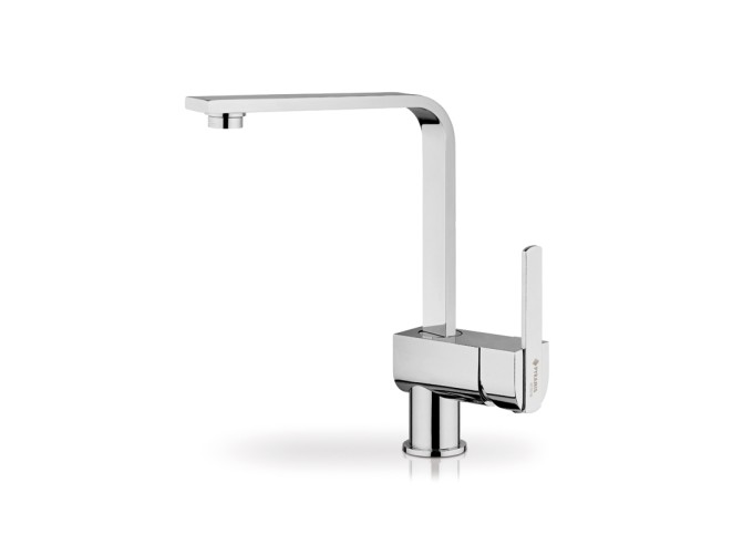 Ψηλή Μπαταρία Κουζίνας Πάγκου, Ecoline Espressivo Chrome, Pyramis 