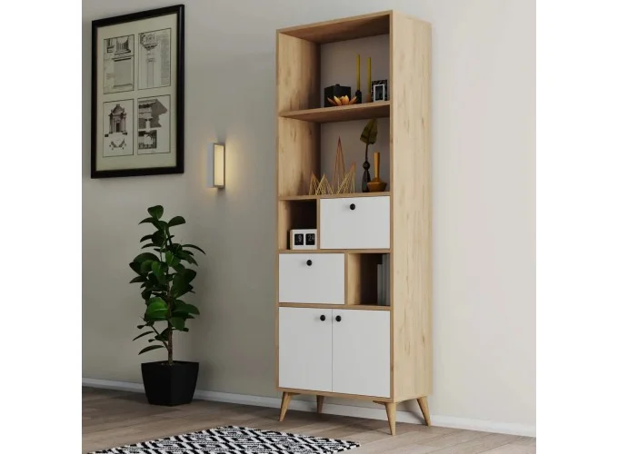 Βιβλιοθήκη 1952 Ninova , 69 x 35 x 195 εκ., All4home