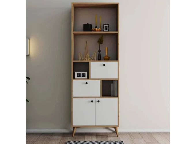 Βιβλιοθήκη 1952 Ninova , 69 x 35 x 195 εκ., All4home