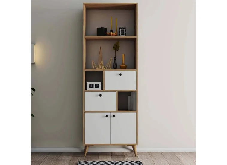 Βιβλιοθήκη 1952 Ninova , 69 x 35 x 195 εκ., All4home