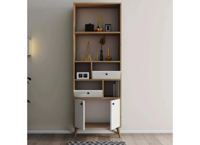 Βιβλιοθήκη 1952 Ninova , 69 x 35 x 195 εκ., All4home