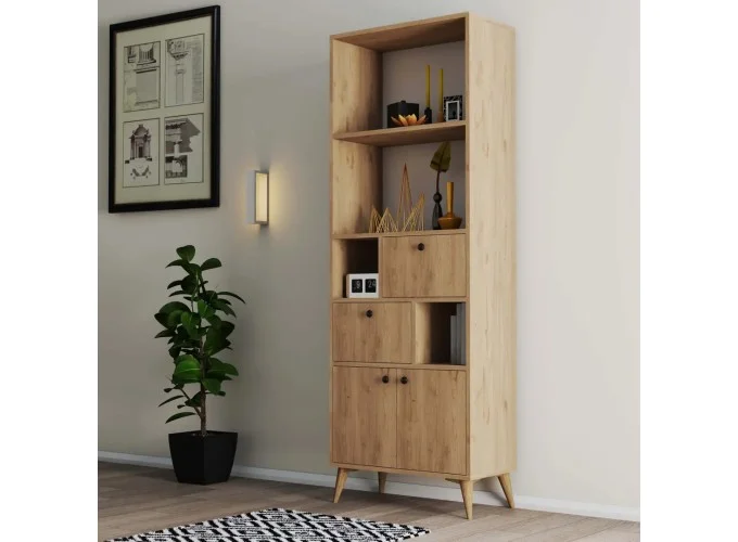 Βιβλιοθήκη 1956 Ninova , 69 x 35 x 195 εκ., All4home