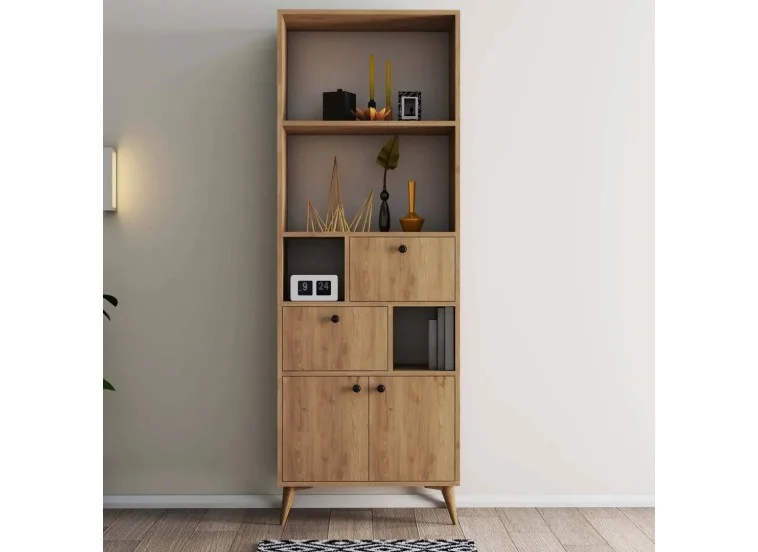 Βιβλιοθήκη 1956 Ninova , 69 x 35 x 195 εκ., All4home