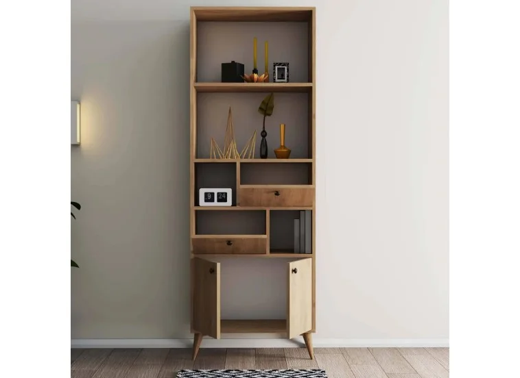 Βιβλιοθήκη 1956 Ninova , 69 x 35 x 195 εκ., All4home