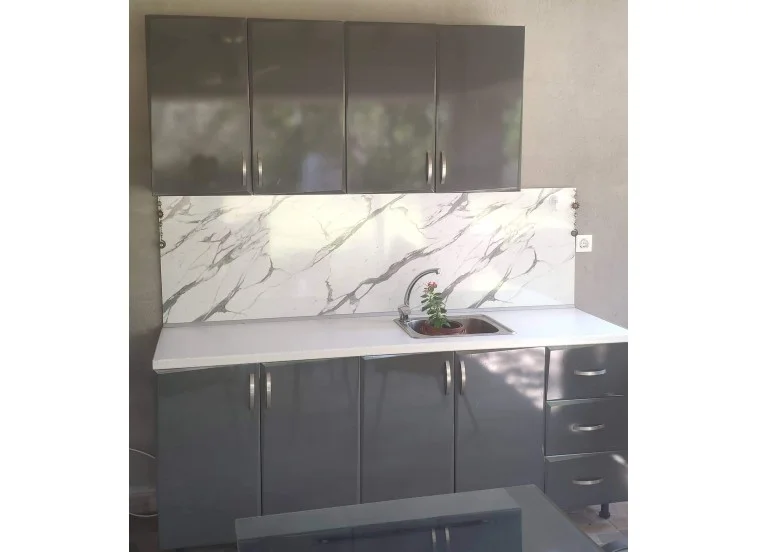 Σύνθεση Κουζίνας μήκους 2.00 μ, MDF Gloss 200 , Genomax | All4home Σύνθεση Κουζίνας μήκους 2.00 μ, MDF Gloss 200 , Genomax