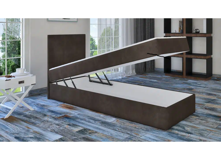 Κρεβάτι υφασμάτινο Box spring ,"Smart" 90/200 Κρεβάτι υφασμάτινο Box spring ,"Smart" 90/200