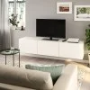 Έπιπλο Τηλεόρασης με πόρτες, 1220 DORE λευκό Μ180xΠ42xΥ38εκ., All4home