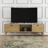 Έπιπλο Τηλεόρασης 1216 SERENAT μπεζ Μ38xΠ29.5xΥ42.6εκ., All4home