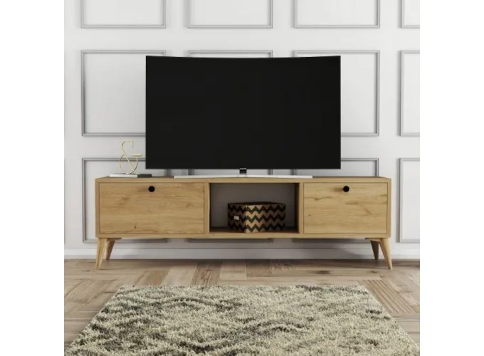 Έπιπλο Τηλεόρασης 1216 SERENAT μπεζ Μ 138xΠ29.5xΥ42.6εκ., All4home