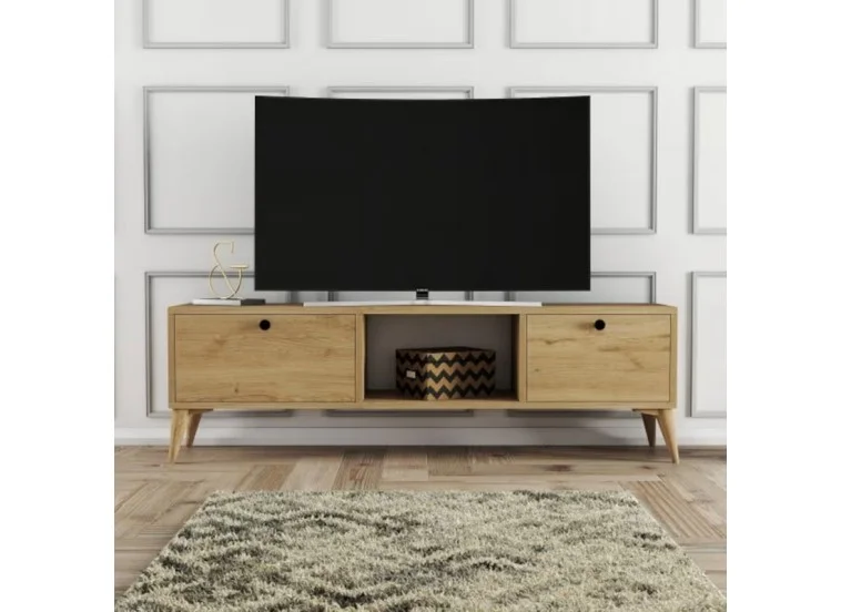 Έπιπλο Τηλεόρασης 1216 SERENAT μπεζ Μ138xΠ29.5xΥ42.6εκ., All4home