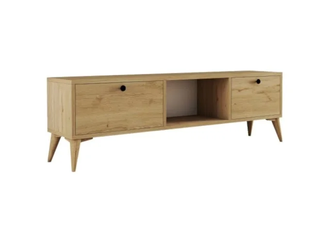 Έπιπλο Τηλεόρασης 1216 SERENAT μπεζ Μ 138xΠ29.5xΥ42.6εκ., All4home