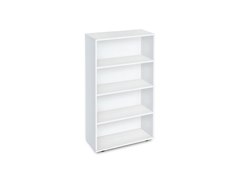 Βιβλιοθήκη 78x33x148,3, Etazerka 4 Λευκό, Genomax Βιβλιοθήκη 78x33x148,3, Etazerka 4 Λευκό, Genomax