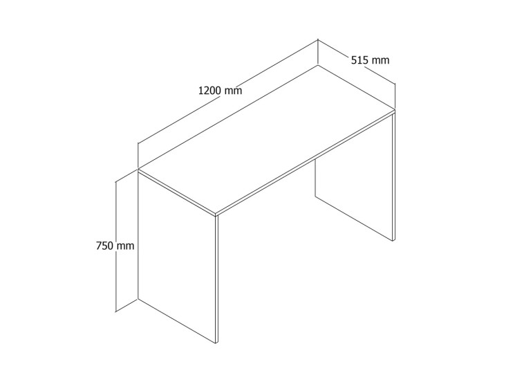 Γραφείο , 1912 Silence, 120x51,50x75 εκ., All4home