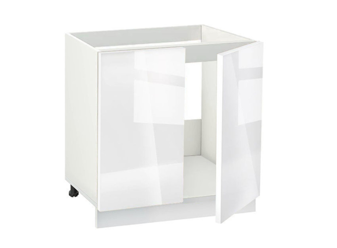 Ντουλάπι κουζίνας επιδαπέδιο για νεροχύτη 80εκ. λευκό, No 800 Luxury, Genomax Ντουλάπι κουζίνας επιδαπέδιο για νεροχύτη 80εκ. λευκό, No 800 Luxury, Genomax