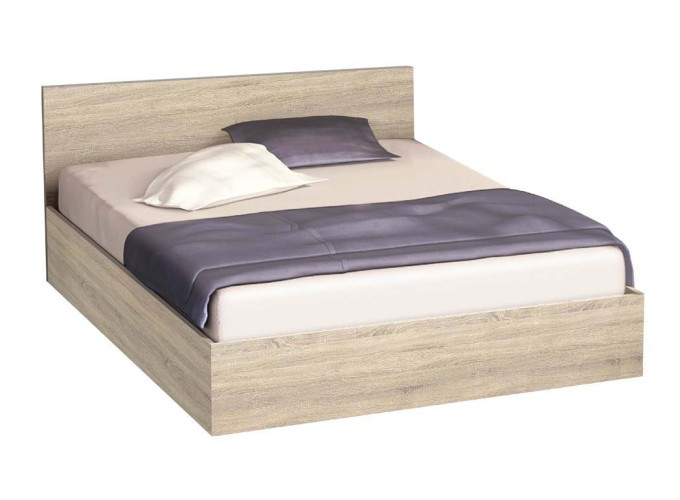 Κρεβάτι ημίδιπλο 120/190 Σόνομα , Δήμητρα High, με Δώρο Στρώμα, 194x90x124 εκ., Genomax