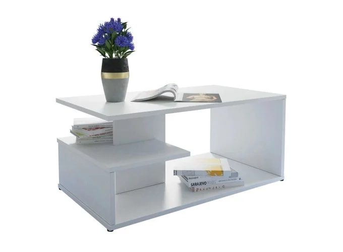 Τραπέζι σαλονιού 2046 ORTA Λευκό 40x51x91εκ., All4home