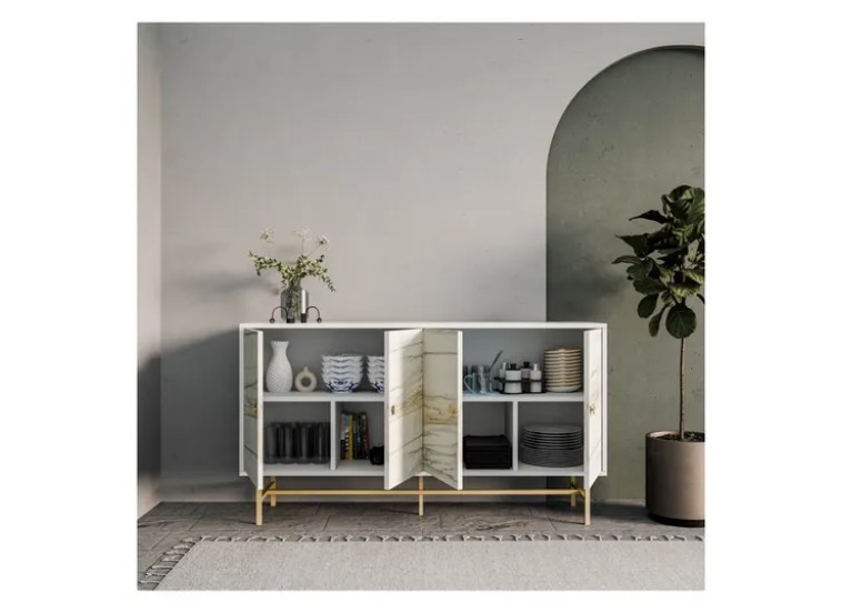 Συρταριέρα Diamond 4648 , 144,8x35x79, Genomax