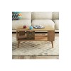 Coffee table, with wooden legs, 2028 CITY 90x54x44.6cm., All4home