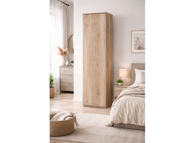 Ντουλάπα μονόφυλλη, 55x36x175.5, Modul 66, Genomax