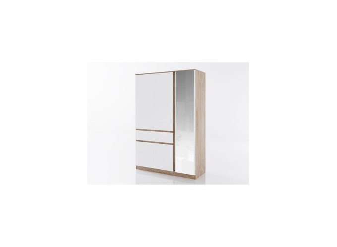 Ντουλάπα, 135x200x52, Modul 933, Genomax