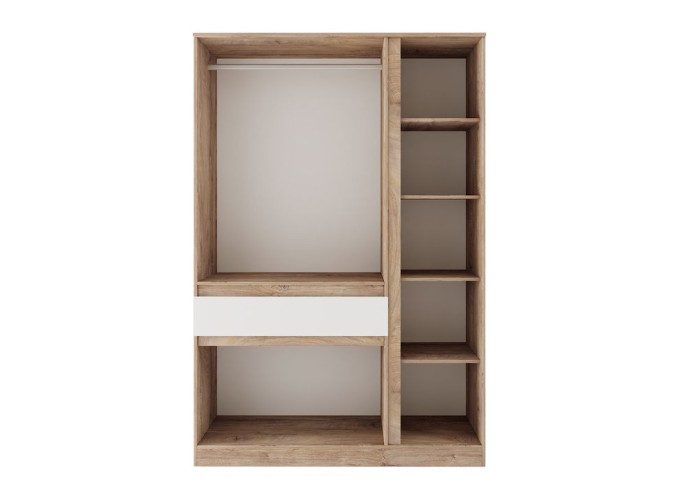 Ντουλάπα, 135x200x52, Modul 933, Genomax