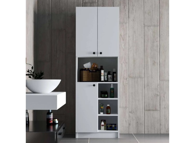 Ντουλάπα ,Order 3000,Λευκό, 59,6x35x180 εκ. ,All4home