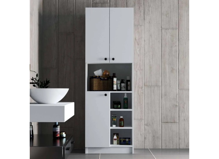 Ντουλάπα ,Order 3000,Λευκό, 59,6x35x180 εκ. ,All4home