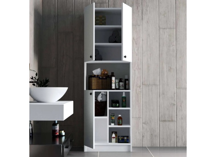 Ντουλάπα ,Order 3000,Λευκό, 59,6x35x180 εκ. ,All4home