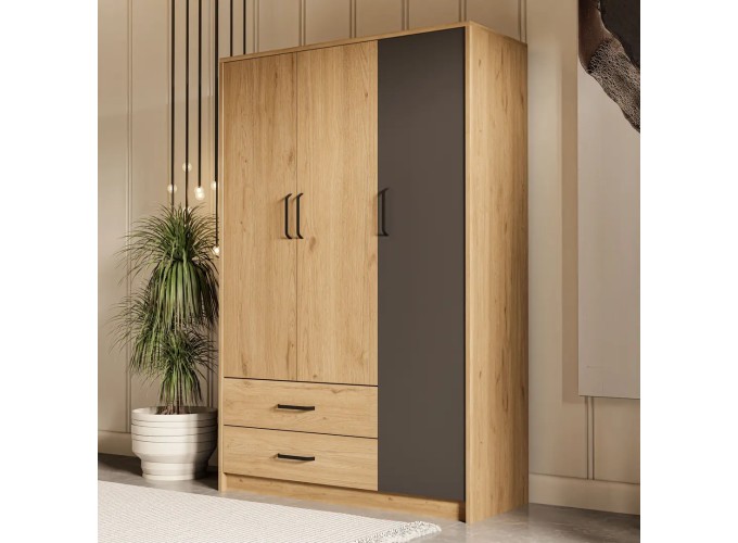 Ντουλάπα ,Grande 3508, 120x47,50x181,80 εκ. ,All4home