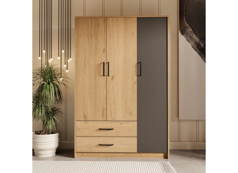 Ντουλάπα ,Grande 3508, 120x47,50x181,80 εκ. ,All4home