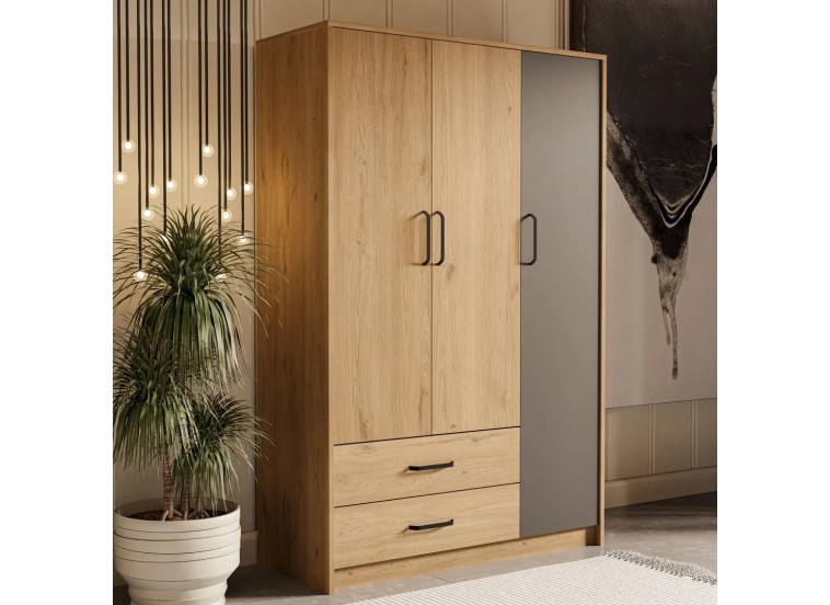 Ντουλάπα ,Grande 3508, 120x47,50x181,80 εκ. ,All4home