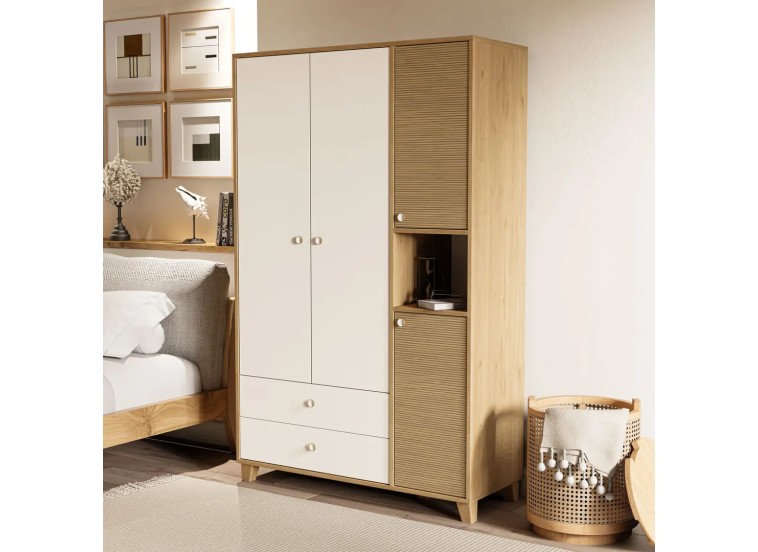 Ντουλάπα ,Lisa 3520, 120x45x191,80 εκ. ,All4home