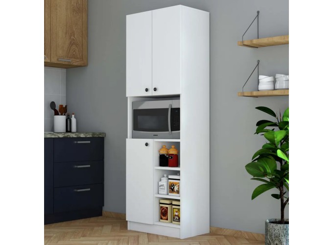 Ντουλάπα ,Order 3002,Λευκό, 59,6x35x180 εκ. ,All4home