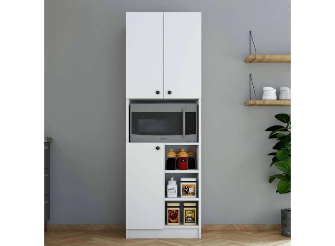 Ντουλάπα ,Order 3002,Λευκό, 59,6x35x180 εκ. ,All4home