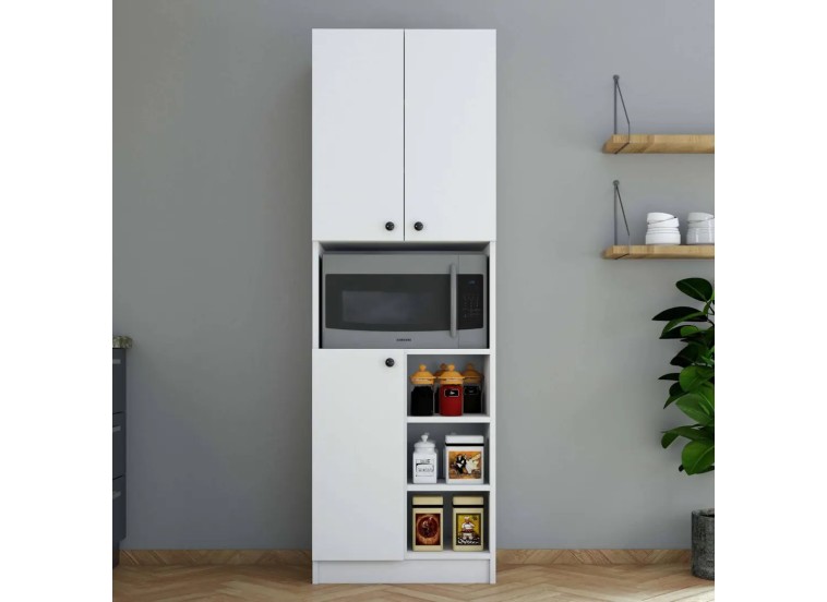 Ντουλάπα ,Order 3002,Λευκό, 59,6x35x180 εκ. ,All4home