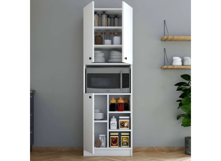 Ντουλάπα ,Order 3002,Λευκό, 59,6x35x180 εκ. ,All4home